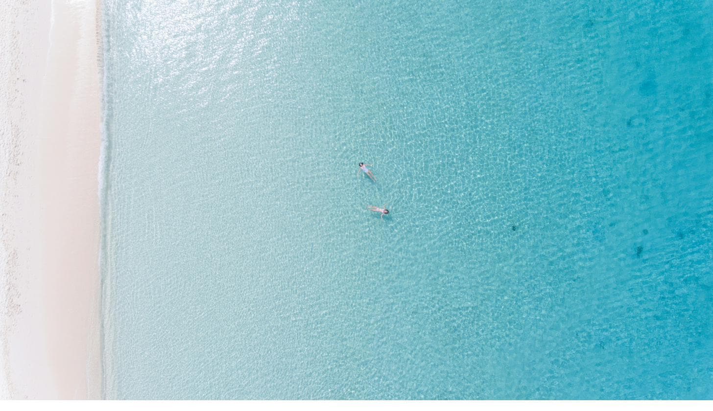 Clear turquoise water off Grand Cayman